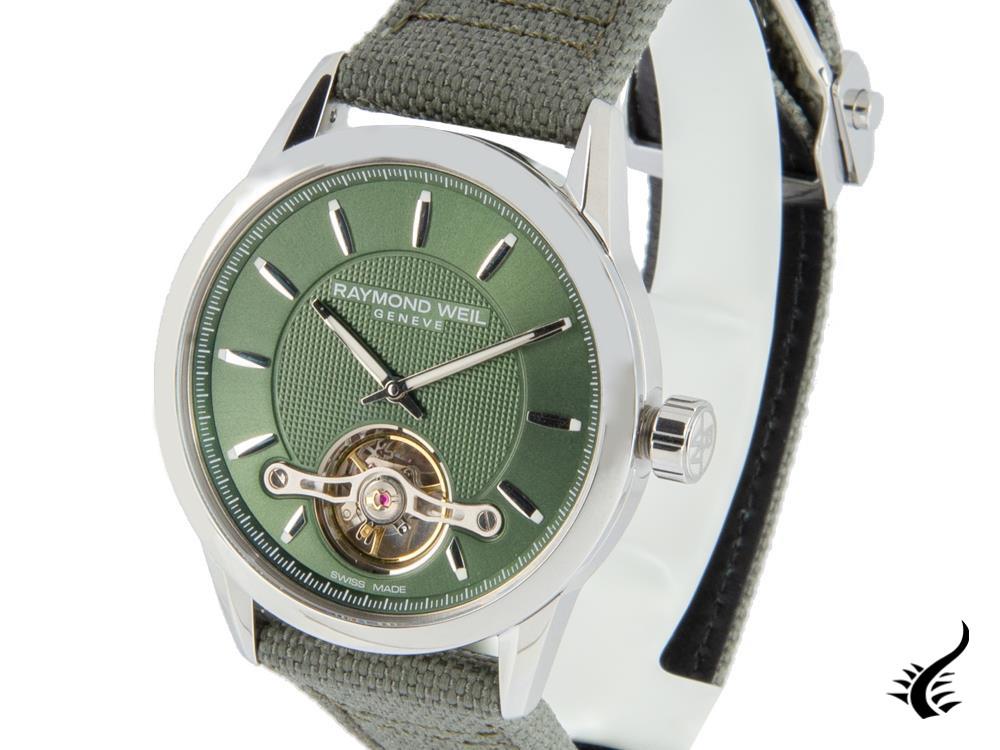 Raymond Weil Freelancer Automatic Watch, 42 mm, Green, 10 atm, 2780-STC-52001