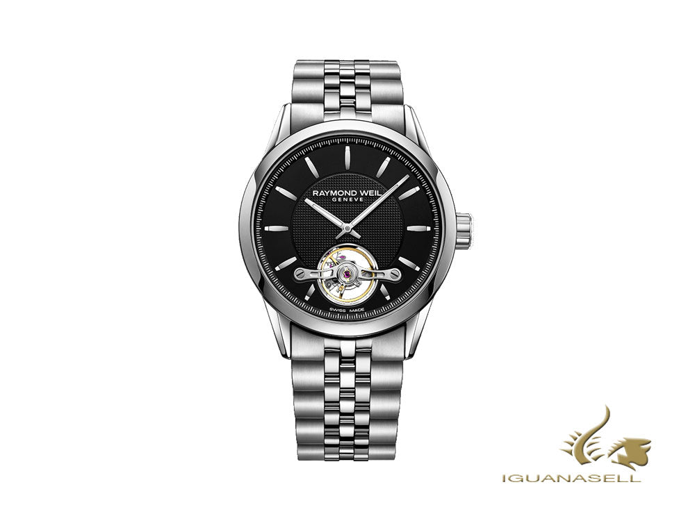 Montre automatique Raymond Weil Freelancer, RW 1212, 42,5 mm, noire, 2780-ST-20001