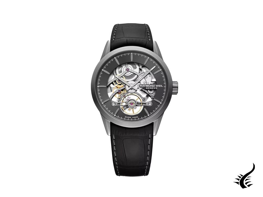 Raymond Weil Freelancer Skeleton Automatic Watch, 42 mm, 2785-TI1-60001