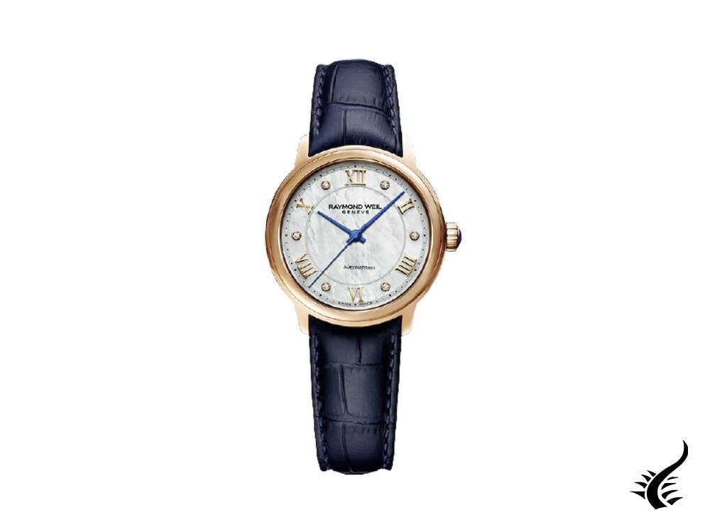 Montre automatique Raymond Weil Maestro, PVD or rose, 31 mm, 2131-P53-00966