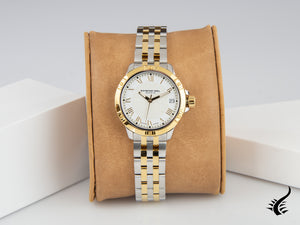 Raymond Weil Tango Ladies Quartz Watch, PVD Gold, White, 30mm, Day