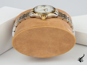 Montre à quartz pour femme Raymond Weil Tango, PVD or, blanc, 30 mm, jour