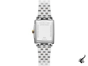 Montre femme Raymond Weil Toccata, PVD or, blanc, 34,6 mm, 5925-STP-00300