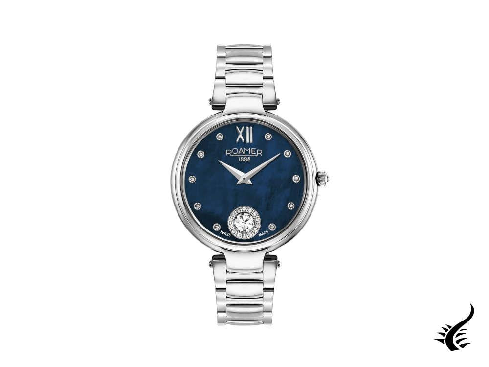 Roamer Aphrodite Quartz Watch, Ronda 1042, Blue, 38mm, 600843 41 49 50