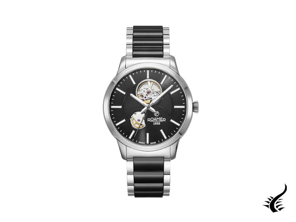 Montre automatique Roamer C-Line, ETA 2824-2, 41 mm, noir, 672661 41 55 60