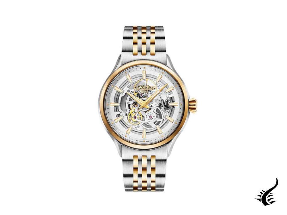 Roamer Competence Skeleton Automatic Watch, 43 mm, White, 101663 47 15 10N