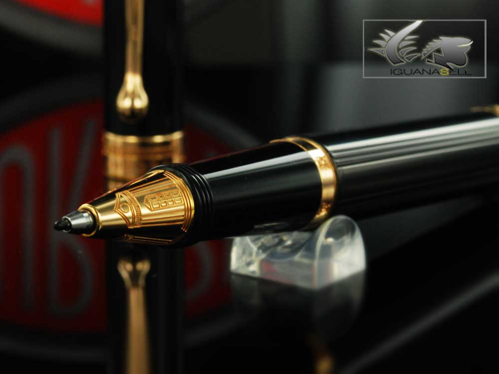 Aurora Andrea Palladio Rollerball pen, Black Resin, Limited Edition, 918