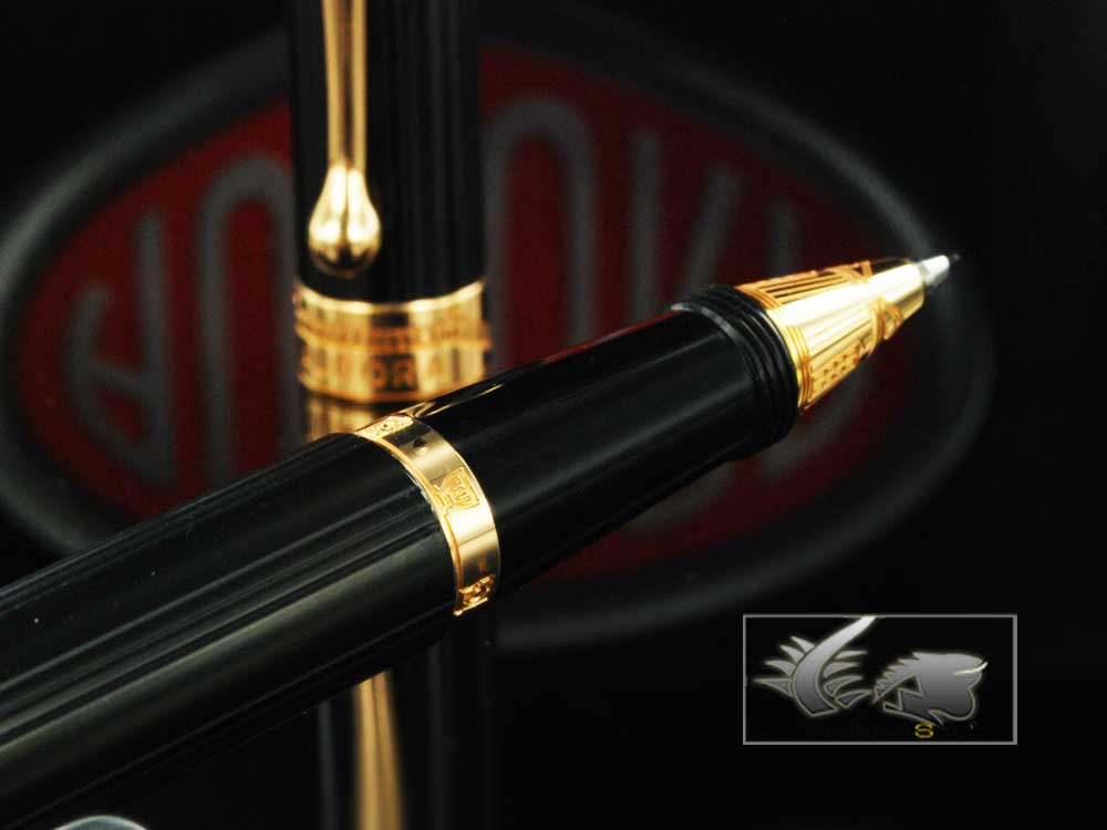 Aurora Andrea Palladio Rollerball pen, Black Resin, Limited Edition, 918