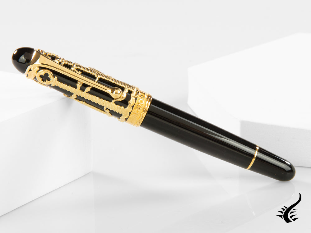 Stylo Roller Aurora Venezia Édition Spéciale - Résine &amp; Vermeil - 875VV