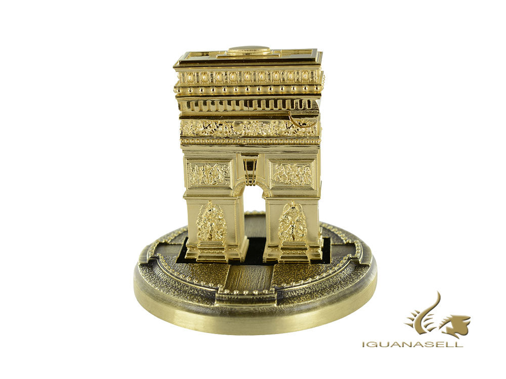 S.T. Dupont Arc de Triomphe Haute Création Limited Edition Lighter, Gold, 016263