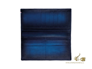 S.T. Dupont Atelier Wallet, Midnight Blue, Leather, 13 Cards, Coin case, 190411