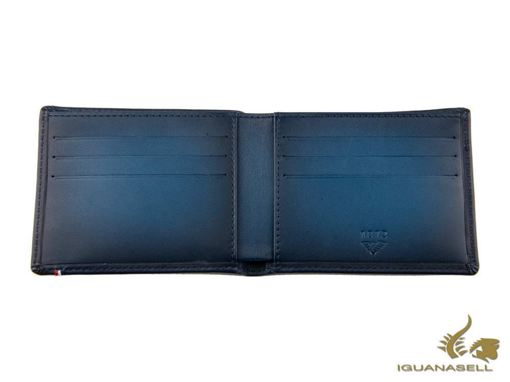 S.T. Dupont Atelier Wallet, Midnight Blue, Leather, 6 Cards, 190410