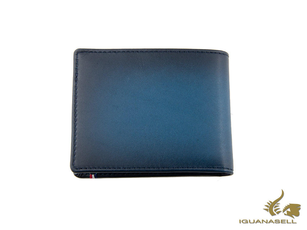 S.T. Dupont Atelier Wallet, Midnight Blue, Leather, 6 Cards, 190410