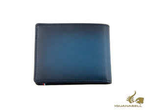 S.T. Dupont Atelier Wallet, Midnight Blue, Leather, 6 Cards, 190410