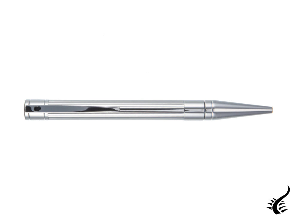 S.T. Dupont D-Initial Ballpoint pen, Chrome, Silver, 265201