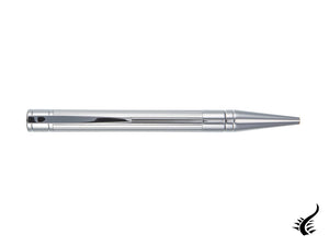 S.T. Dupont D-Initial Ballpoint pen, Chrome, Silver, 265201