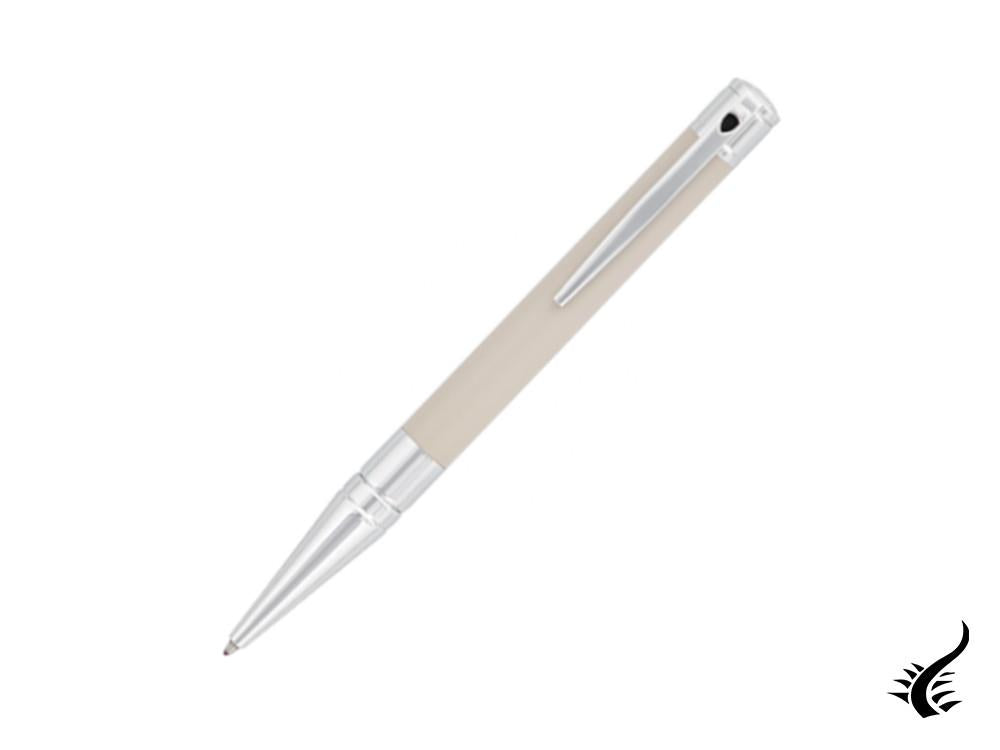 S.T. Dupont D-Initial Ballpoint pen, Lacquer, Chrome Trim, Beige, 265218