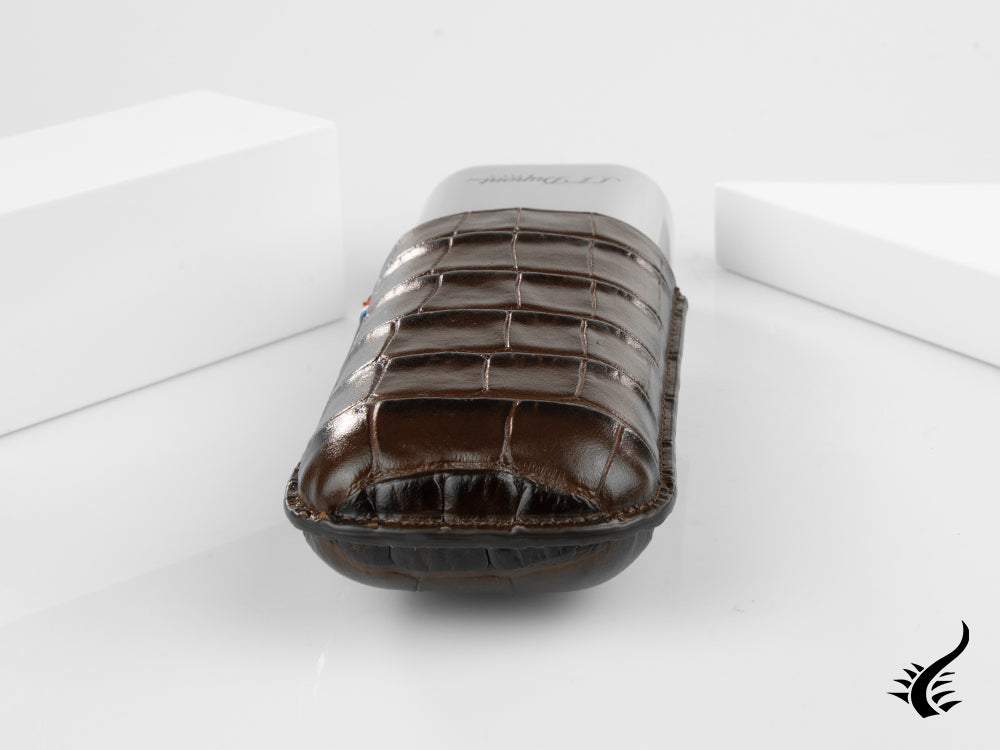 ST Dupont Dandy Accesorios Case, Cuir, Souple, Marron, Base en métal, 183016