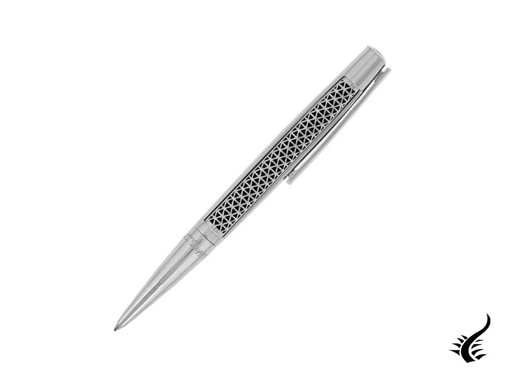Stylo bille ST Dupont Défi Firehead, Palladium, 405732