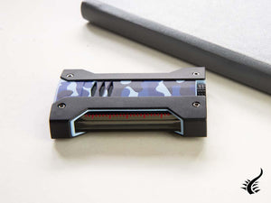 Briquet ST Dupont Défi Extreme Camouflage Bleu, Chrome, 021411