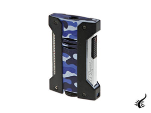 Briquet ST Dupont Défi Extreme Camouflage Bleu, Chrome, 021411