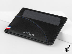 S.T. Dupont Défi Millennium Credit card holder, Leather, Black, 6 Cards, 172004