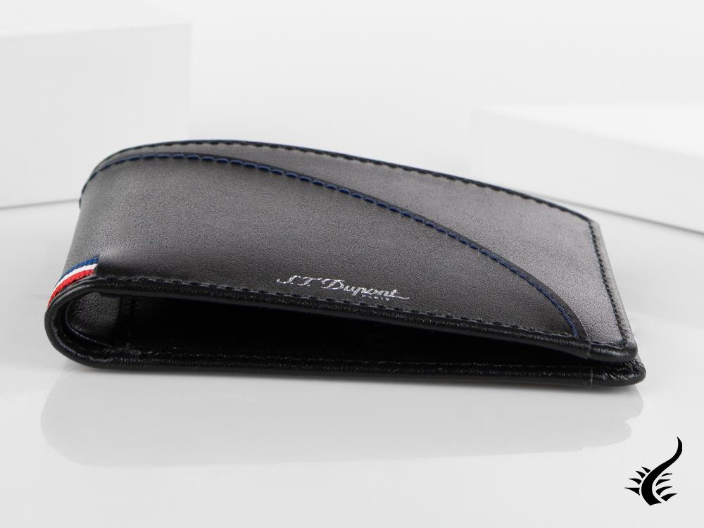 S.T. Dupont Défi Millennium Wallet, Leather, Black, 6 Cards, 172003