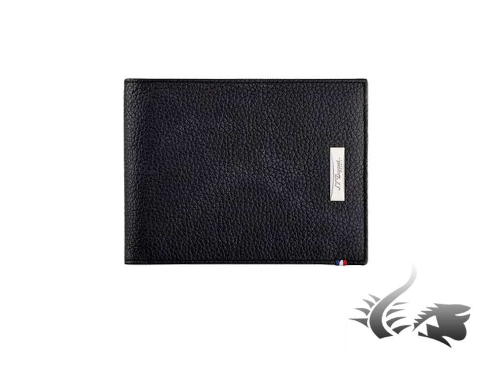 S.T. Dupont Défi Wallet, Black, Leather, 6 Cards, 180260