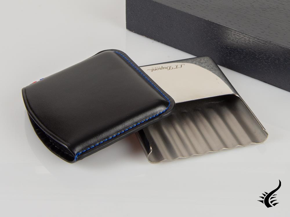 Étui à accessoires Derby ST Dupont, cuir, souple, base en métal, noir, 183072