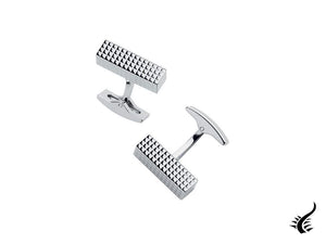 Boutons de manchette ST Dupont Diamond Head, palladium, poli, argent, 005567