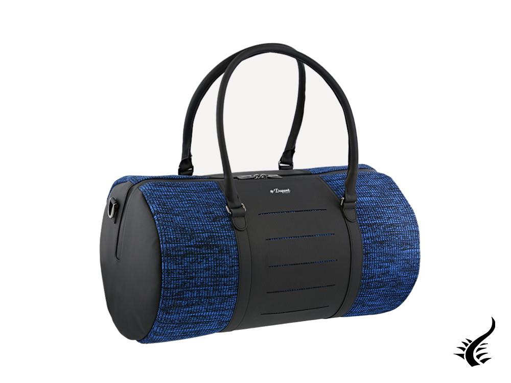 Sac de voyage ST Dupont Jet Millenium, textile, bleu, zip, 195004