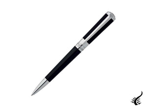 S.T. Dupont Liberté Ballpoint pen, Black Lacquer, Palladium trim, 465674