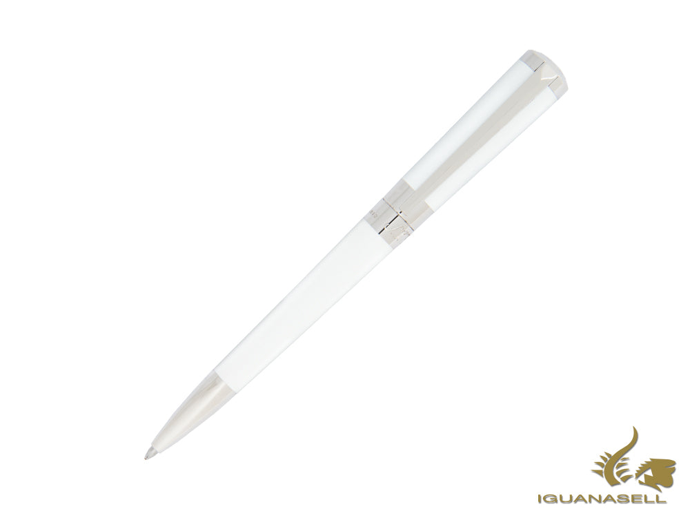 Stylo bille ST Dupont Liberté, Palladium, Blanc 465600