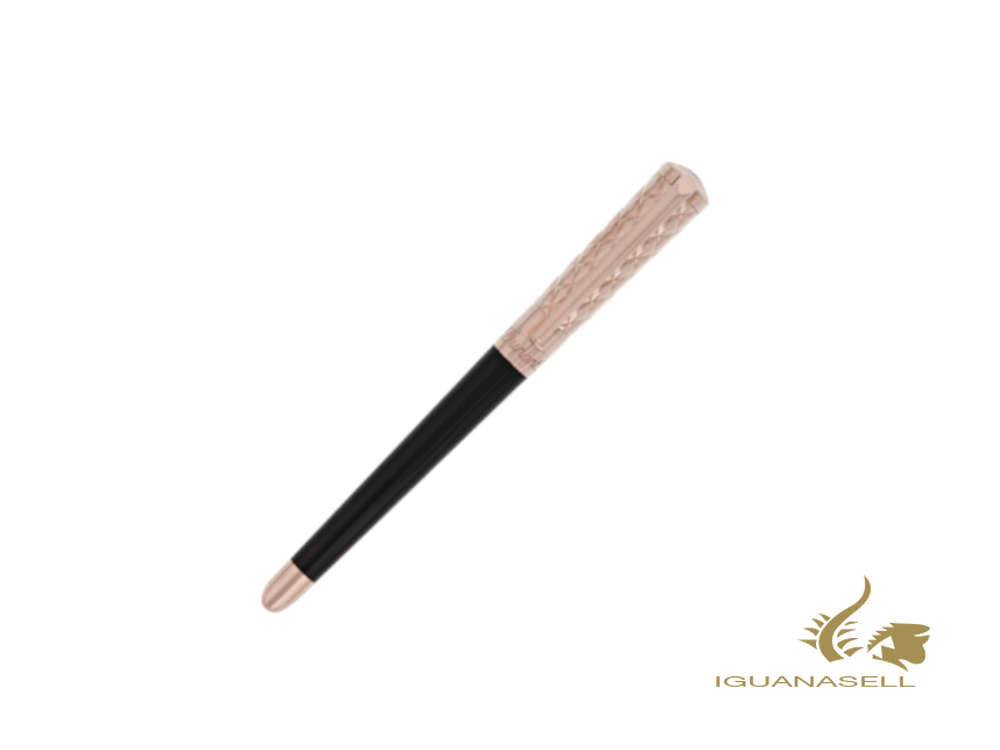 Stylo Plume ST Dupont Liberté, Laque, PVD Or Rose, 460601