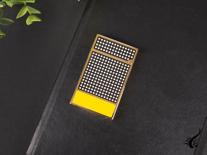 Briquet ST Dupont Ligne 2 Cohiba, Laque, Plaqué Or, Jaune, 016110