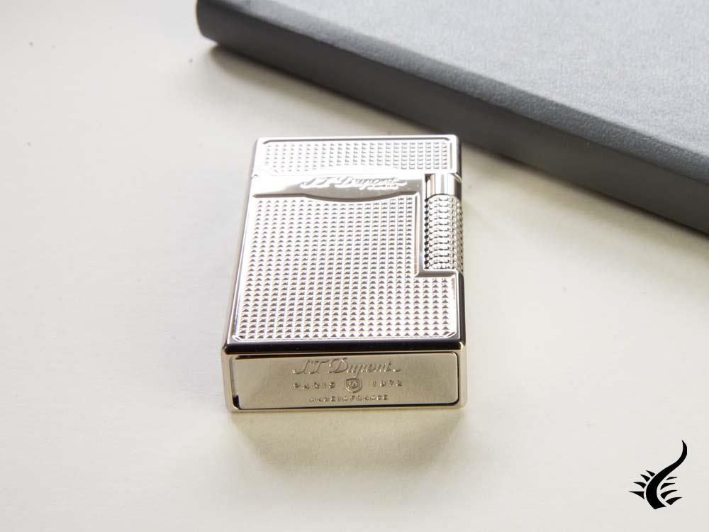 S.T. Dupont Ligne 2 Le Grand Goldsmith Lighter, Palladium, Silver, 023011