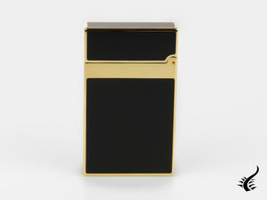 Briquet ST Dupont Ligne 2, Laque, Garniture dorée, Noir, 016884