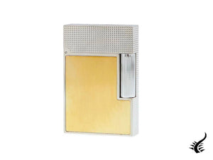 S.T. Dupont Ligne 2 Small Lighter, Brass, Gold plated, Gold, C18601