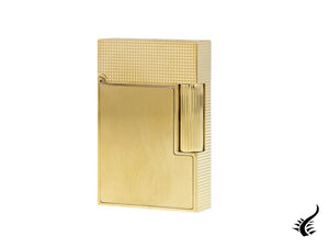 S.T. Dupont Ligne 2 Small Lighter, Brass, Gold plated, Gold, C18602