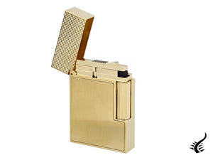 S.T. Dupont Ligne 2 Small Lighter, Brass, Gold plated, Gold, C18602