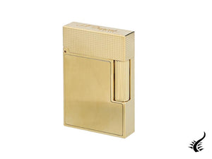 S.T. Dupont Ligne 2 Small Lighter, Brass, Gold plated, Gold, C18602