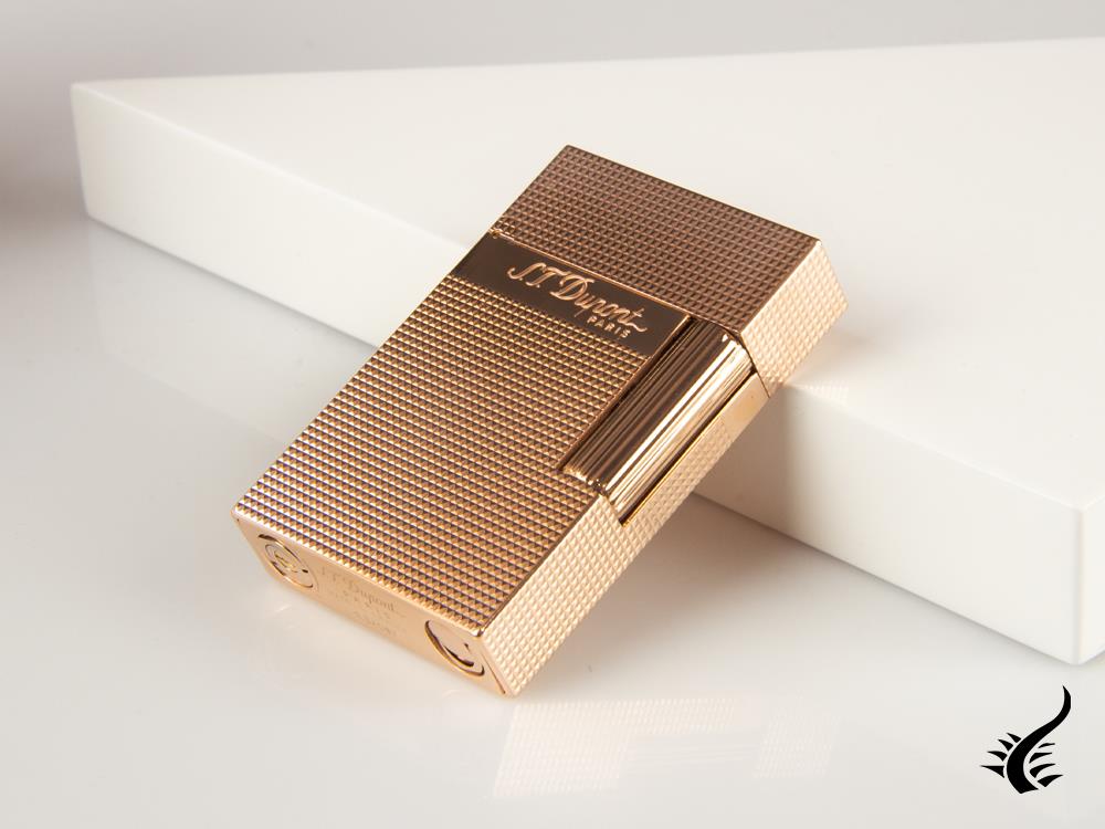 S.T. Dupont Ligne 2 Small Micro Diamond, Lighter, Palladium, Rosegold, C18691