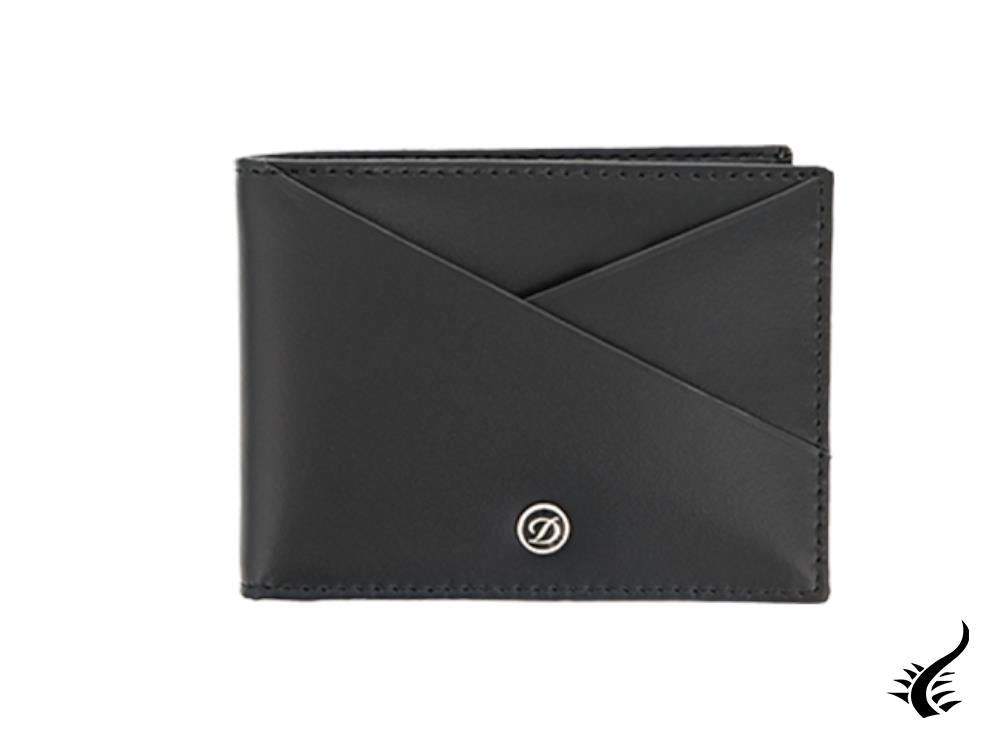 S.T. Dupont Line D Graphic Wallet, Black, Leather, Cards, 184504