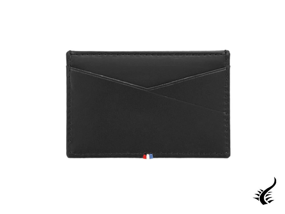 S.T. Dupont Line D Graphic Credit card holder, Leather, Black, 2 Cards, 184507