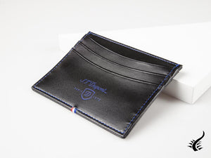 S.T. Dupont Line D Derby Credit card holder, Leather, Black, Cards, 180070