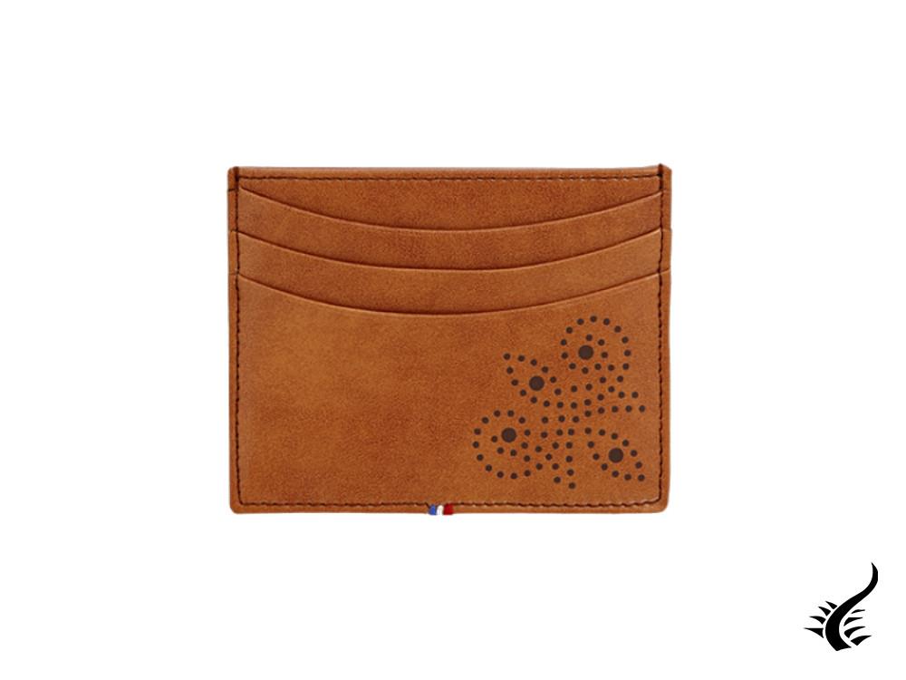 S.T. Dupont Line D Derby Credit card holder, Leather, Brown, Cards, 180170