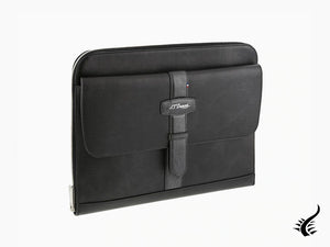 Sac homme ST Dupont Line D Soft Grained, cuir, noir, zip, 181298