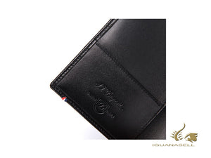 S.T. Dupont Line D Passport Cover, Leather, Black, 1 Card, 180012