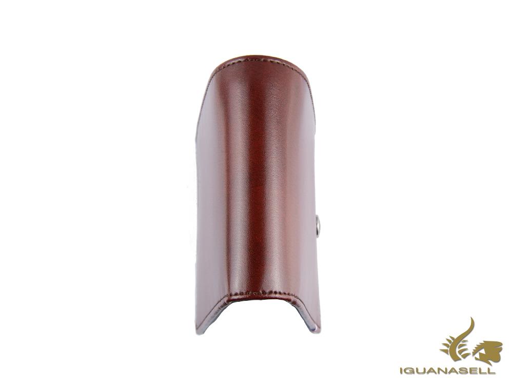 Portefeuille ST Dupont Line D, noir/marron, cuir, 6 cartes, 180190