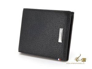 S.T. Dupont Line D Wallet, Black, Leather, 6Cards, 180302